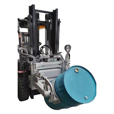 Hydraulic Forklift 55 Ggallon Drum Clamp ສຳ ລັບ Forklifts